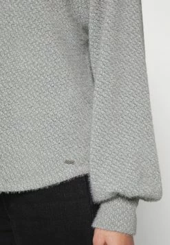 Hollister Co. EYELASH V NECK - Strickpullover - Grey | Damen -Hollister Co Verkäufe 2022 0125b2f37c75450c8688fdacb3388b91