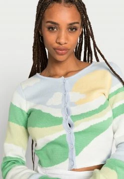 Hollister Co. ICON CROP CARDIGAN PATTERN - Strickjacke - Scenic Pattern | Damen -Hollister Co Verkäufe 2022 013dcfce76304226a30c012e8f7cb934