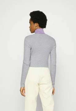 Hollister Co. ASIA CROP - Strickjacke - Grey Cable | Damen -Hollister Co Verkäufe 2022 01d54e3a16984fa1b0b4003d53c197e1