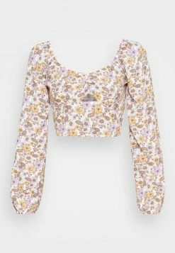 Hollister Co. MELROSE CUTOUT - Langarmshirt - White Retro | Damen -Hollister Co Verkäufe 2022 03f2aa2483104df1a9f075239f9ec30f