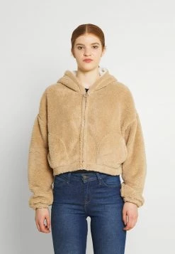 Hollister Co. REVERSIBLE SHERPA - Fleecejacke - Tan | Damen