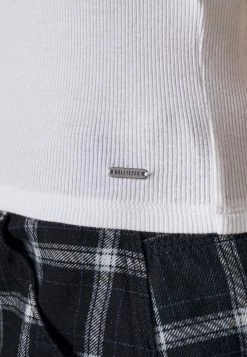 Hollister Co. STRAIGHT ACROSS 3 PACK - Top - White/red/black | Damen -Hollister Co Verkäufe 2022 04c51a73cbaa435c9a608a73d3cd82a0