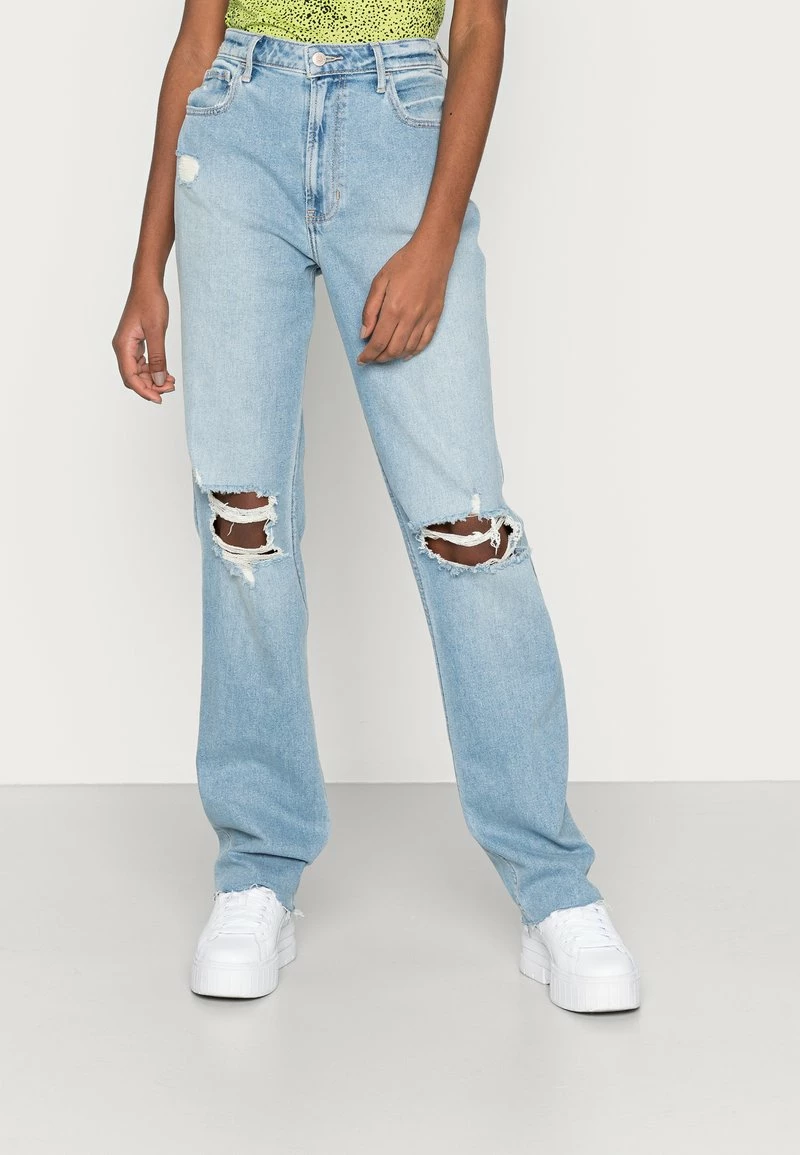 Hollister Co. Jeans Straight Leg - Blue Denim | Damen 3 Hollister Co. Jeans Straight Leg - Blue Denim | Damen