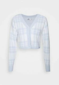 Hollister Co. EASY CROP CARDI - Strickjacke - Light Blue | Damen -Hollister Co Verkäufe 2022 0580152ce9854daabc5162bcc90f4849