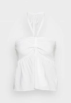 Hollister Co. BARE HALTER WOVEN - Top - Bright White | Damen -Hollister Co Verkäufe 2022 0822501989ac4afb8141e7e5d4a52f13