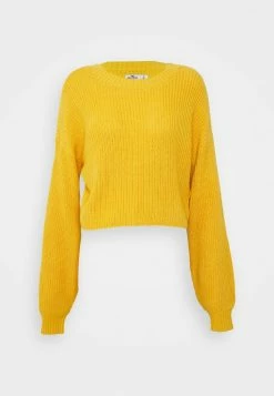 Hollister Co. EASY CREW - Strickpullover - Honey Gold | Damen -Hollister Co Verkäufe 2022 083f2919480c4cd3930518e63b056283