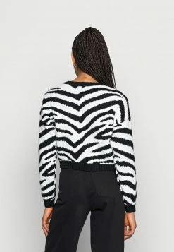 Hollister Co. CROP CARDI - Strickjacke - Zebra Print | Damen -Hollister Co Verkäufe 2022 096bf1e239fe4feeb826cdd72c9efce2