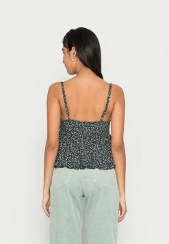 Hollister Co. BARE BABYDOLL - Top - Navy /grass Green | Damen -Hollister Co Verkäufe 2022 09bec03337f7408087a87eeaebd40f4a