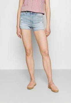 Hollister Co. Jeans Shorts - Light Blue Denim | Damen