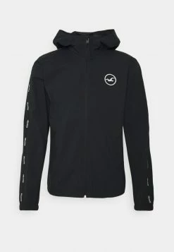 Hollister Co. WINDBREAKER - Regenjacke / Wasserabweisende Jacke - Black | Herren