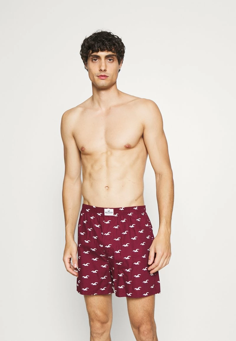 Hollister Co. CORE PATTERN 5 PACK - Boxershorts - Red | Herren 3 Hollister Co. CORE PATTERN 5 PACK - Boxershorts - Red | Herren