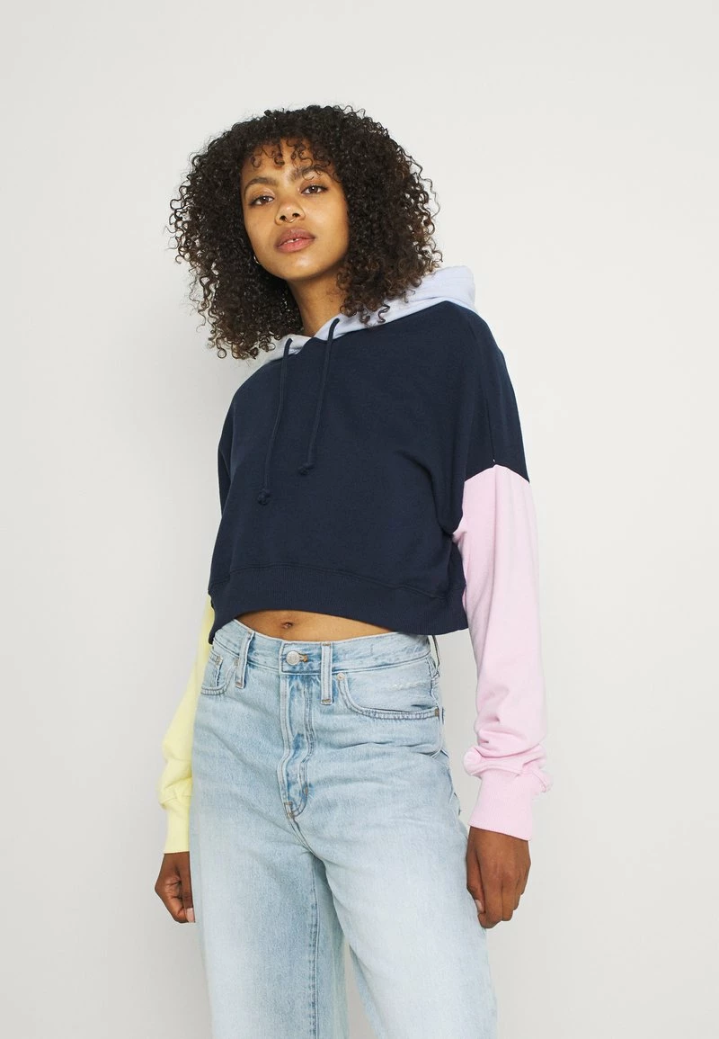 Hollister Co. COLORBLOCKED CROPPED - Sweatshirt - Navy | Damen 3 Hollister Co. COLORBLOCKED CROPPED - Sweatshirt - Navy | Damen