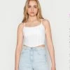Hollister Co. BARE RUCHED BUST SEAMED WAIST - Top - Bright White | Damen -Hollister Co Verkäufe 2022 0d1ce9d7bdf14c5bb786d4d725a94613