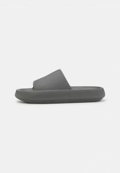 Hollister Co. COMFY SLIDE - Badesandale - Grey | Herren