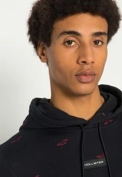 Hollister Co. GITD GAMER - Sweatshirt - Black All Over Icon | Herren -Hollister Co Verkäufe 2022 114e68b9a4cd451880936ddd6ff234b9