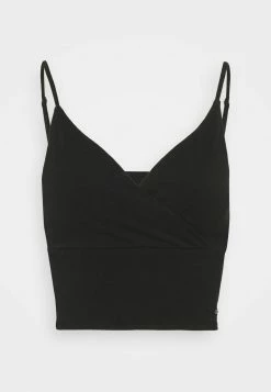 Hollister Co. WRAP CAMI TRIFECTA - Top - Black | Damen -Hollister Co Verkäufe 2022 13ea47e75e56418c9369951dc5b72363