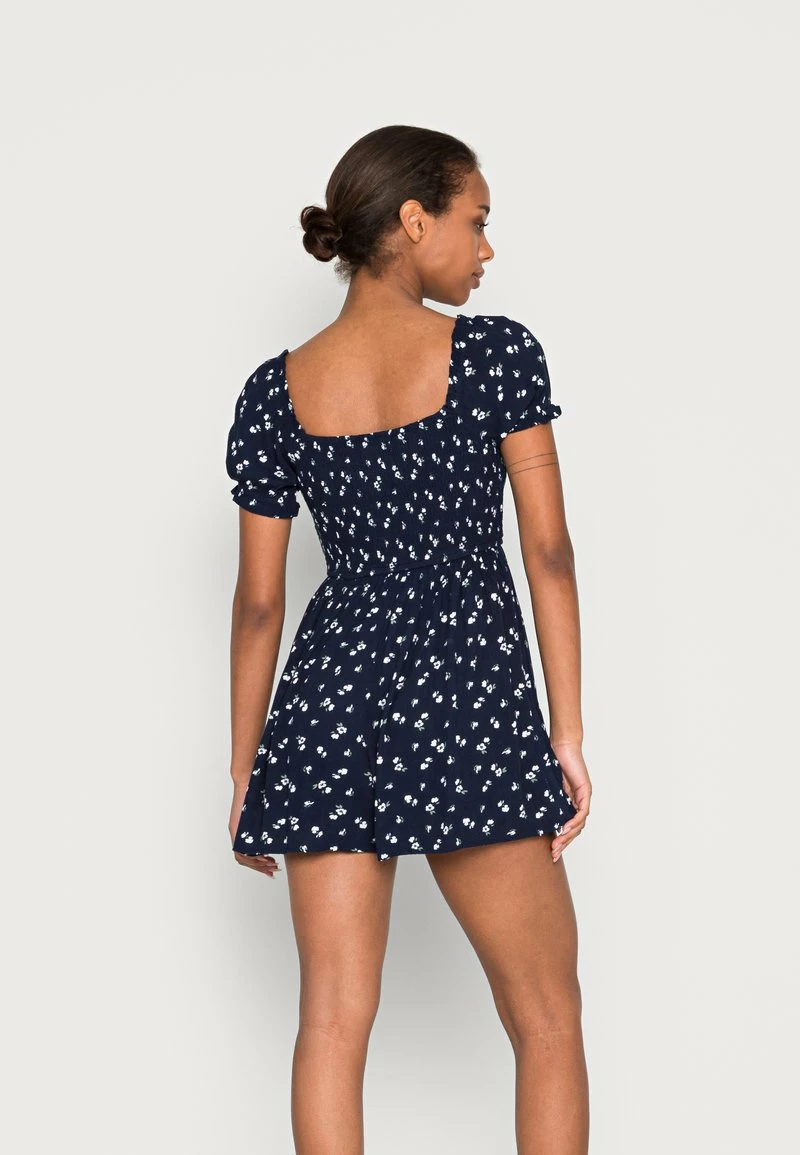 Hollister Co. ON OFF SHOULDER ROMPER - Jumpsuit - Navy Floral | Damen 5 Hollister Co. ON OFF SHOULDER ROMPER - Jumpsuit - Navy Floral | Damen – Bild 3
