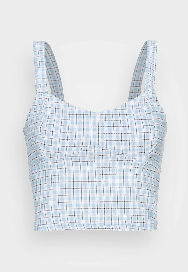 Hollister Co. BUST CUP BARE SET - Bluse - Blue Plaid | Damen 6 Hollister Co. BUST CUP BARE SET - Bluse - Blue Plaid | Damen – Bild 4