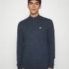 Hollister Co. QUARTER ZIP - Strickpullover - Navy | Herren -Hollister Co Verkäufe 2022 1768c0d790b04f95ba6116e10b98f47e