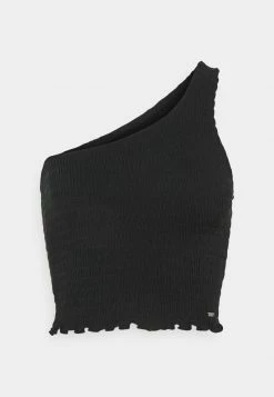 Hollister Co. ONE SHOULDER - Top - Black | Damen -Hollister Co Verkäufe 2022 1772d1c38cd6469b88a67859fa5ee0c7