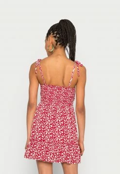 Hollister Co. BARE CUTOUT DRESS - Freizeitkleid - Red | Damen -Hollister Co Verkäufe 2022 1872b4de52f8456ab401a8748b08f704