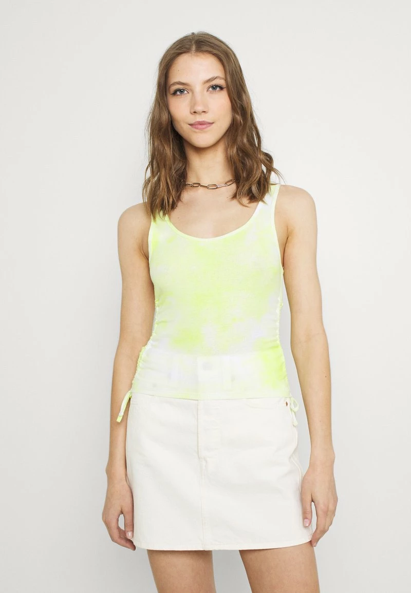 Hollister Co. DOUBLE SIDE CINCH BOYTANK - Top - Green Wash | Damen 3 Hollister Co. DOUBLE SIDE CINCH BOYTANK - Top - Green Wash | Damen