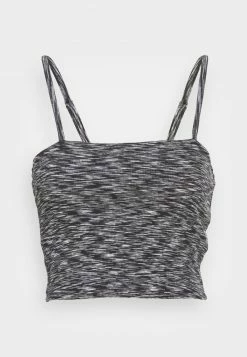 Hollister Co. BARE SPACEDYE CAMI - Top - Black Space Dye | Damen -Hollister Co Verkäufe 2022 1ab34706a92246adb1335c00275a5797