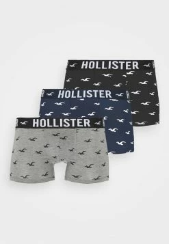 Hollister Co. PATTERN 3 PACK - Panties - Navy/grey/black | Herren -Hollister Co Verkäufe 2022 1bccfaa56efa4c30a3888dc34d3d409e