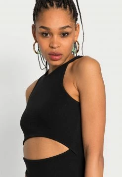 Hollister Co. MIDI DRESS - Freizeitkleid - Black Solid | Damen -Hollister Co Verkäufe 2022 1c4d56a4b479491e99cb8fb7e9ad7f66