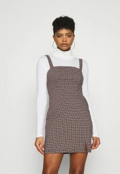 Hollister Co. CHAIN BARE STRUCT - Freizeitkleid - Red/black | Damen