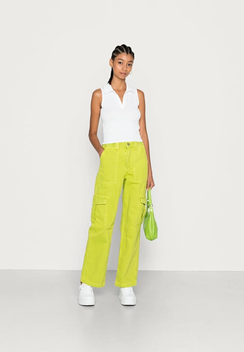 Hollister Co. BARE SEAMLESS BARE POLO - Top - Bright White | Damen 4 Hollister Co. BARE SEAMLESS BARE POLO - Top - Bright White | Damen – Bild 2