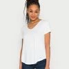 Hollister Co. T-Shirt Basic - Bright White | Damen -Hollister Co Verkäufe 2022 1d3145fe98a048b987c5e31f5effff6b
