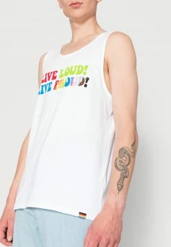 Hollister Co. PRIDE WHITE TANK UNISEX - Top - White -Hollister Co Verkäufe 2022 1d38762154db410c8c92c58db718f780