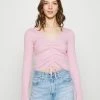 Hollister Co. SLIM CINCH FRONT N BACK - Strickpullover - Pink | Damen -Hollister Co Verkäufe 2022 1db6967b3e904a188e866d4a5c408ecb