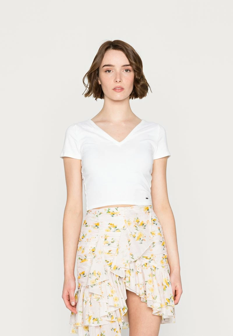 Hollister Co. BABY TEE 3 PACK - T-Shirt Basic - Bright White/placid Blue/green Bay | Damen 7 Hollister Co. BABY TEE 3 PACK - T-Shirt Basic - Bright White/placid Blue/green Bay | Damen – Bild 5