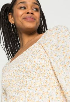 Hollister Co. BODICE DRESS - Freizeitkleid - Yellow Floral | Damen -Hollister Co Verkäufe 2022 1ee1dcdffbd5478698b2febeb187d556