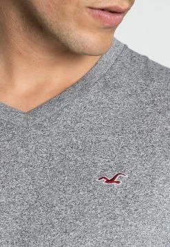 Hollister Co. 5 PACK - T-Shirt Print - White/grey/red/navy Texture/black | Herren -Hollister Co Verkäufe 2022 1ee4c4936da64ec4b68d63b0dacdf2d9