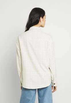 Hollister Co. SHACKET - Übergangsjacke - White/tan | Damen -Hollister Co Verkäufe 2022 1f99248b19a1495e8d66dd886abc04c1