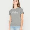 Hollister Co. T-Shirt Print - Grey | Damen -Hollister Co Verkäufe 2022 1feb55dddd78406ea9e6990a3ab7eaeb
