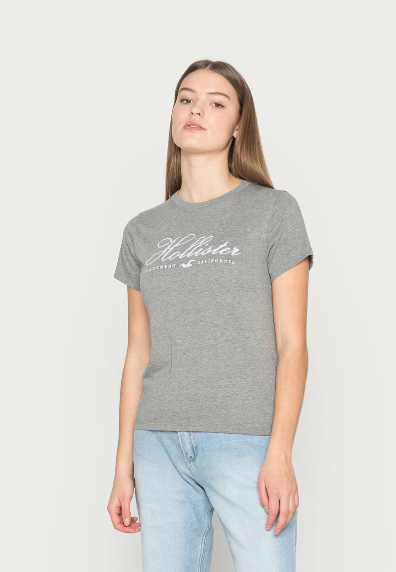 Hollister Co. T-Shirt Print - Grey | Damen 3 Hollister Co. T-Shirt Print - Grey | Damen
