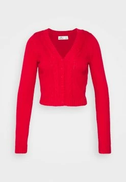 Hollister Co. CROP CARDI - Strickjacke - Jester Red | Damen -Hollister Co Verkäufe 2022 20d5d3e6873e4475876f005c013efe77