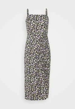 Hollister Co. CHAIN MIDI DRESS - Jerseykleid - Black/multi Coloured | Damen -Hollister Co Verkäufe 2022 21f4aca58d0a45efac59191bff39a139