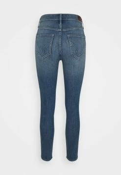 Hollister Co. CURVY MED SHRED - Jeans Skinny Fit - Blue | Damen -Hollister Co Verkäufe 2022 22a8cc058f97467cb4f21a3ced7f09f0