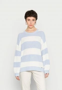 Hollister Co. OVERSIZED SWEATER - Strickpullover - Xenon | Damen
