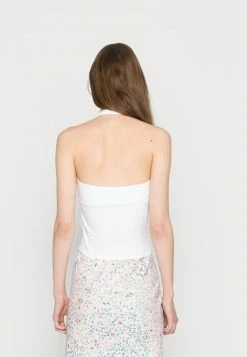 Hollister Co. BARE HALTER - Top - White | Damen -Hollister Co Verkäufe 2022 23dd6c9dd1544f54a0d8e296b634f392