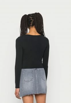 Hollister Co. Langarmshirt - Casual Black | Damen -Hollister Co Verkäufe 2022 247347eb05644ac8930f9cefa4f6bade