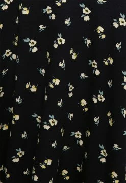 Hollister Co. CINCH DRESS - Freizeitkleid - Black/yellow | Damen -Hollister Co Verkäufe 2022 24c6f6b9297d499097d9be77b805cf00