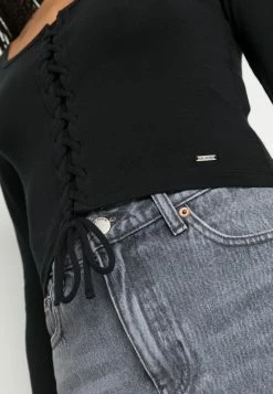 Hollister Co. Langarmshirt - Casual Black | Damen -Hollister Co Verkäufe 2022 25f53ec7426642c29700c40c5c9cb5c3