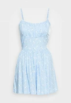 Hollister Co. BEST IS BACK BARE RUCHED BODICE ROMPER - Jumpsuit - Blue | Damen -Hollister Co Verkäufe 2022 2624aff6960b48db9b9f27cbabb31495