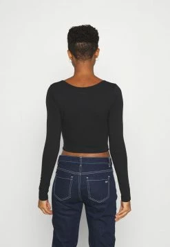 Hollister Co. CUT OUT - Langarmshirt - Black | Damen -Hollister Co Verkäufe 2022 275bf84ebb1b4efab45897c9468ded4a